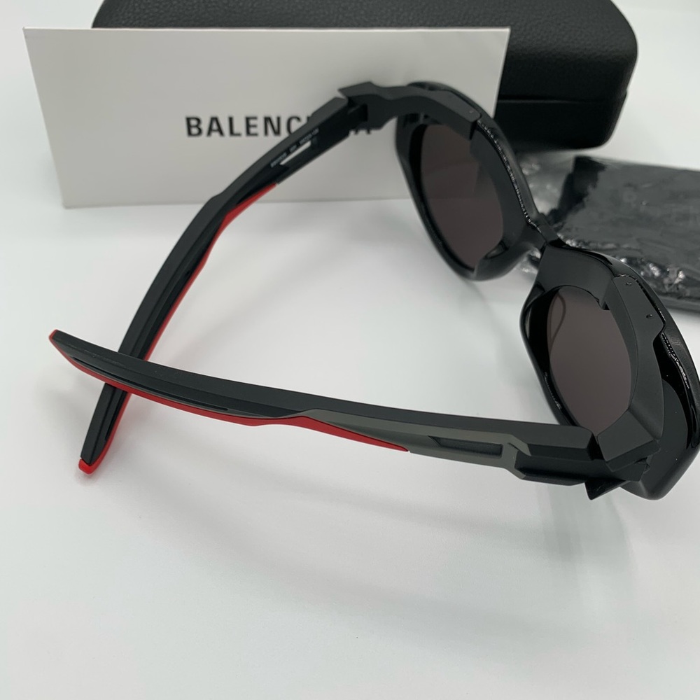 Balenciaga Havana Oval Hybrid Sunglasses (NIB) - Picture 7 of 7